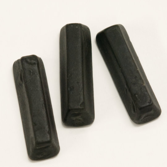 Crumbly sweet liquorice keyboards, belgian