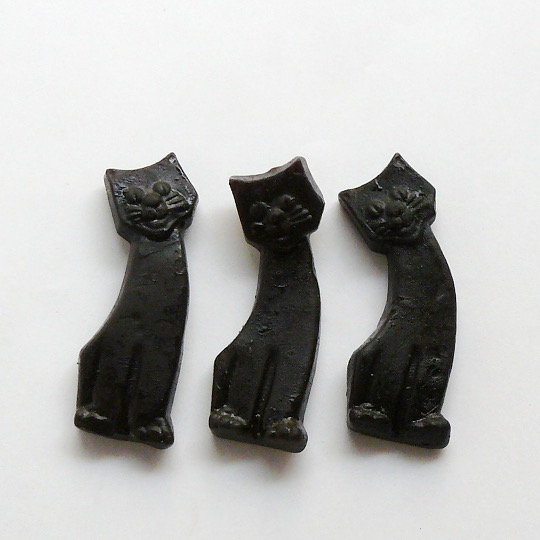 Mild liquorice cats with sweetener, dutch