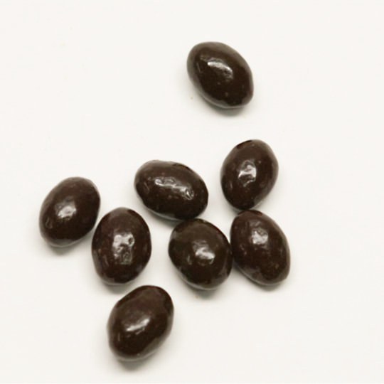 Tangy salmiac liquorice covered in dark chocolate, german