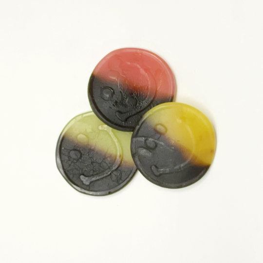 Fruity liquorice smiles, swedish