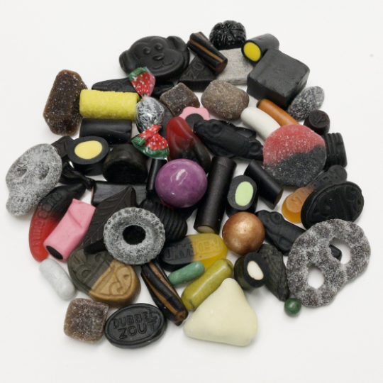 Sweet to salty mix of liquorice across the  kadó-assortment