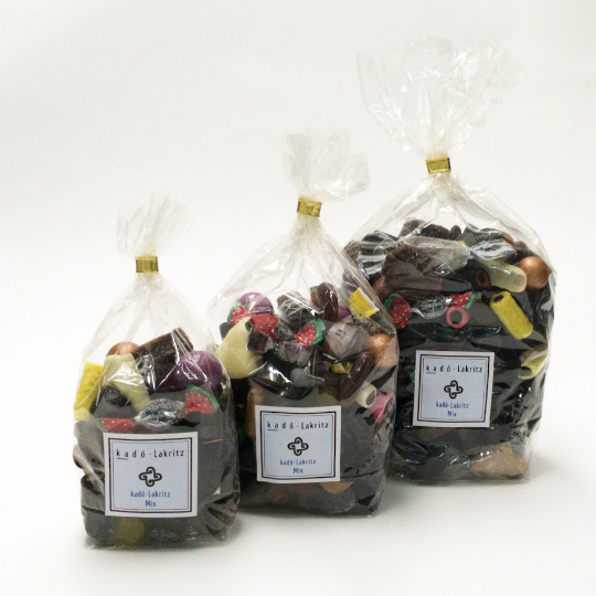 Sweet to salty mix of liquorice across the  kadó-assortment