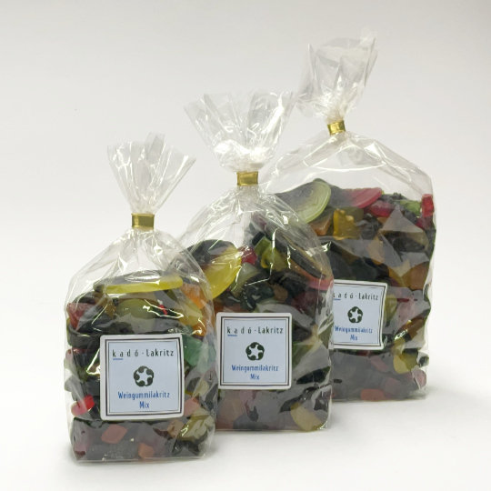 Mix of sour and sweet winegum liquorice