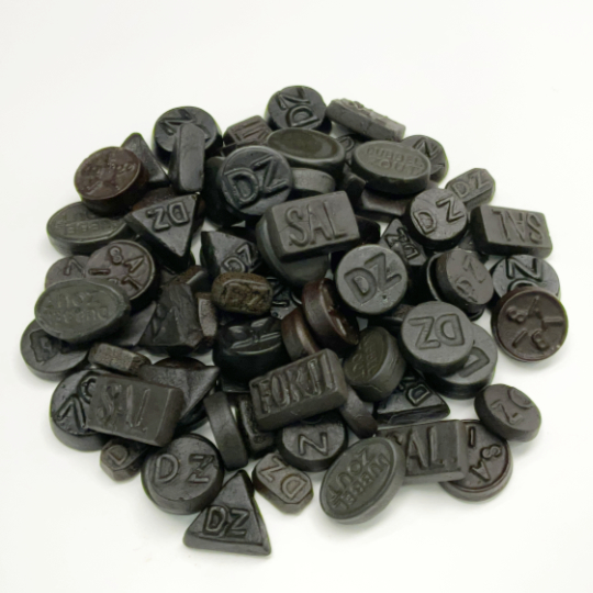 Mix of all twice salted liquorice, dutch