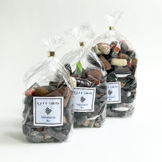 Mix of mild to strong salmiak liquorice