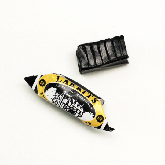 Soft liquorice toffee, swedish