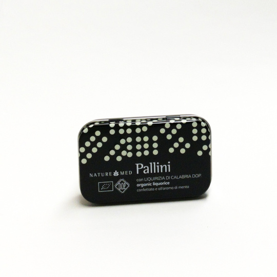 Tin with natural liquorice, italian