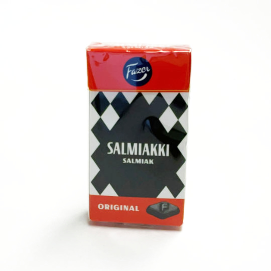 Box of salmiak pastilles, finnish