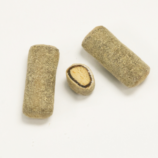 Mild tangy liquorice with liquorice root powder, dutch