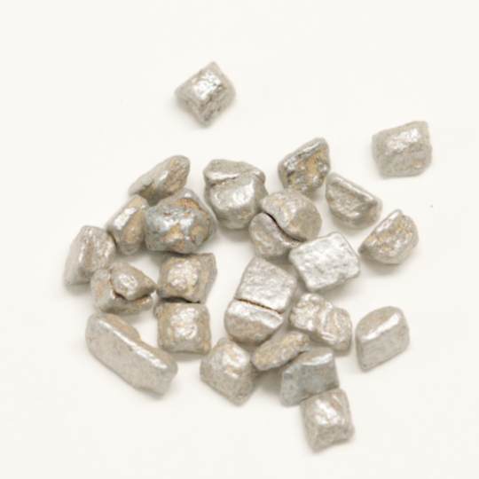 Sweet bitter silver coloured liquorice with minty flavour, italian