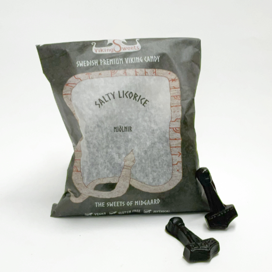 Bag with thor liquorice with sea salt, swedish