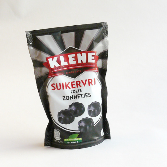 Bag mild liquorice with sweetener, dutch